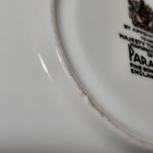 Paragon Demitasse (small) Teacup and Saucer Yellow Roses - Picture 7 of 10